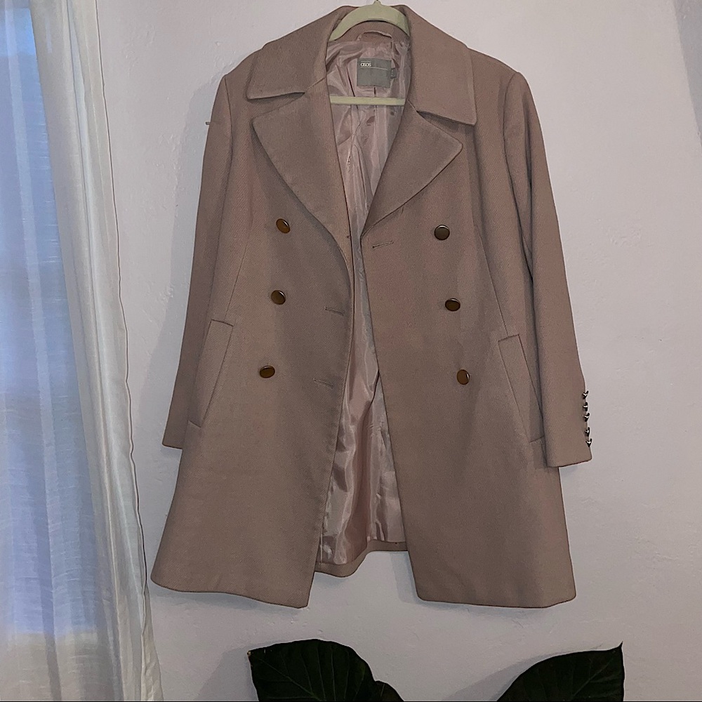 Asos double breasted coat